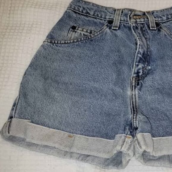 WOMEN'S LEVI 954 BLUE JEAN SHORTS SZ 3 - Picture 1 of 6